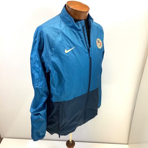 Nike Blue Club America Lightweight Track Jacket Mens Sz Medium - Picture 2 of 7